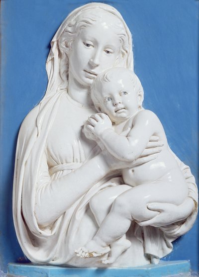The Madonna of the Apple by Luca Della Robbia
